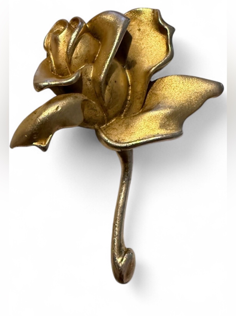 Napier Gold Floral Leaf Pin